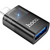Адаптер Hoco UA36 Lightning male to USB female OTG Black Харків