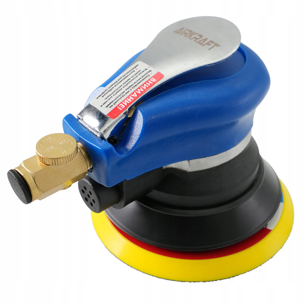 Шлифмашинка пневматическая орбитальная 125 мм (запасной диск) AIRKRAFT AT-980-5 Харьков - изображение 3
