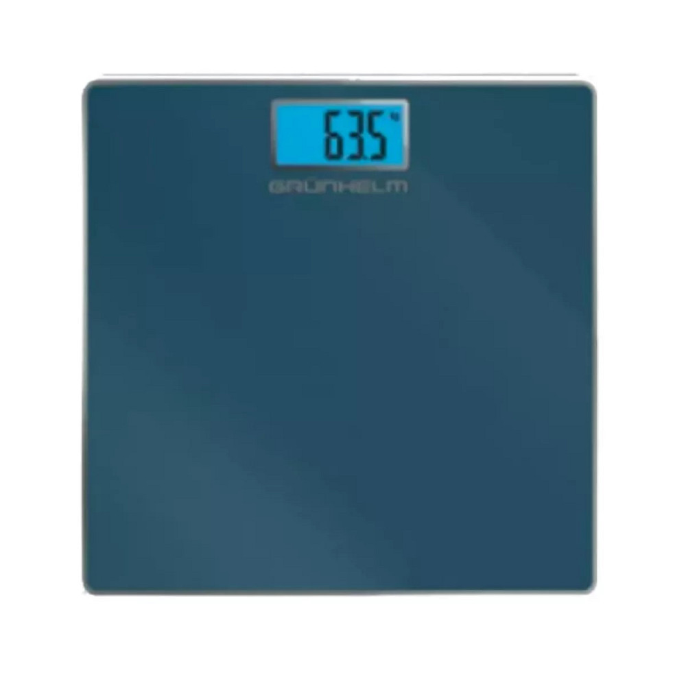 Весы напольные электронные Grunhelm BES-35BLG 180 кг синие Київ - зображення 1