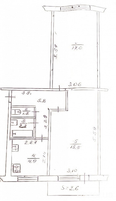 Двухкомнатная квартира с ремонтом. Кирова. Суми - зображення 4
