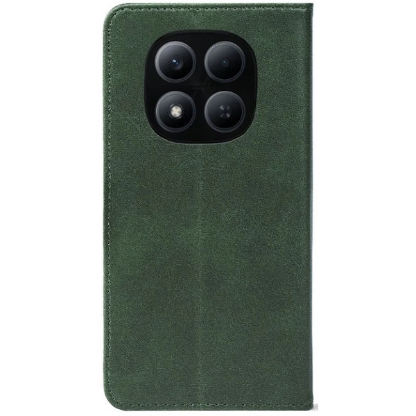 Чохол-книжка Crazy Horse Clasic для Xiaomi Redmi Note 15 Pro 5G Dark Green (Strong) Харків - зображення 2