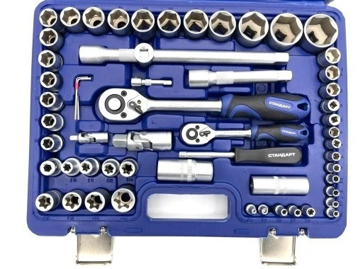 Автомобильный набор инструментов 1/4", 1/2" 108ед. (6-гр.) СТАНДАРТ STM-0108-6 Харьков - изображение 3