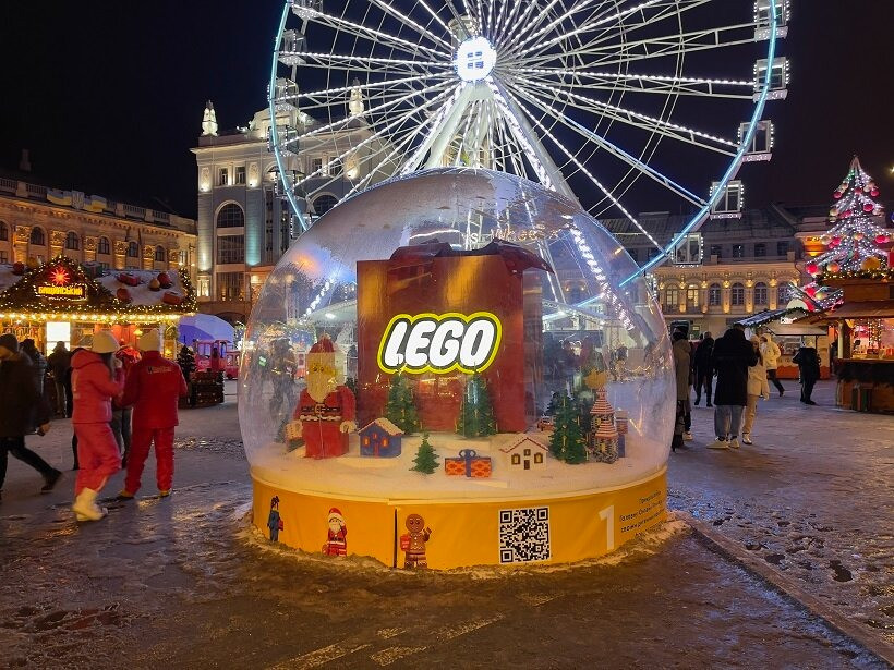 Шоу куля новорічна фотозона Київ - зображення 1