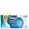 Туалетная бумага Zewa Deluxe белая трехслойная 8 рулонов Київ