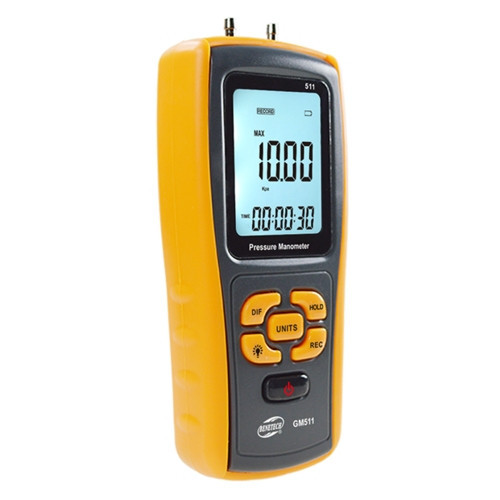 Дифференциальный микроманометр USB, ±10 кПа BENETECH GM511 Харків - зображення 1