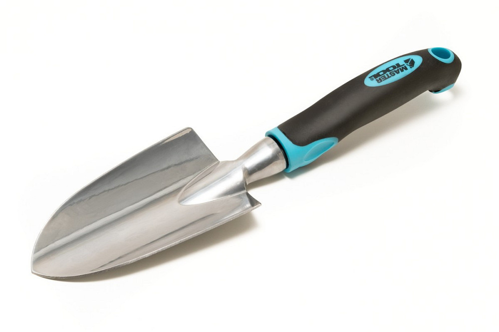 Совок садовый MASTERTOOL алюминиевый 300х75 мм с двухкомпонентной ручкой 14-6160 Харків - зображення 1