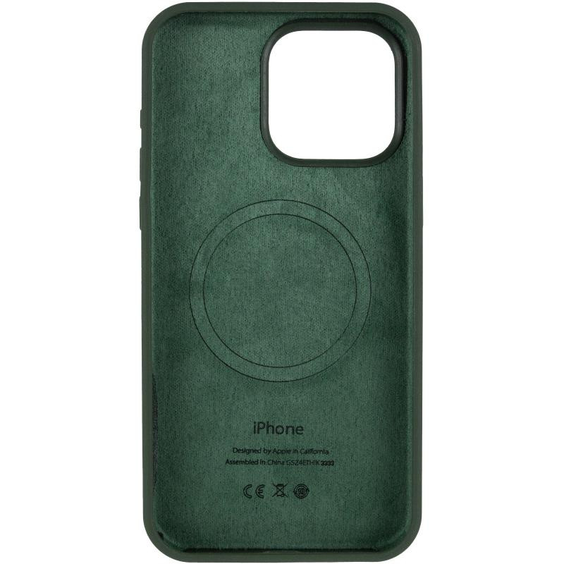 Чехол Silicone Case (AA) Logo with MagSafe для Apple iPhone 15 Pro Max (6.7") Херсон - зображення 3