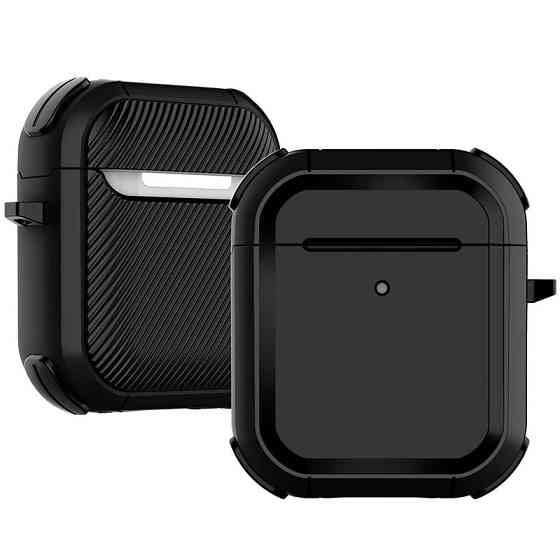 Футляр противоударный Black ed. для наушников Airpods 1/2 Херсон
