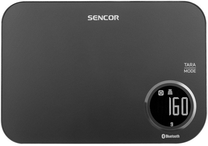 Весы кухонные Sencor SKS7078BK 5 кг черные Київ - зображення 2