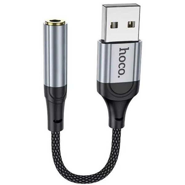Адаптер Hoco LS36 USB-A to 3.5mm Black (Код товару:35816) Харків - зображення 1