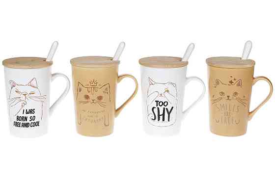 Кухоль заварювальний Bona Di Котики 577-548 490 мл Киев