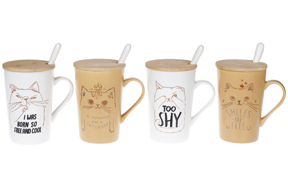 Кухоль заварювальний Bona Di Котики 577-548 490 мл Киев - изображение 1