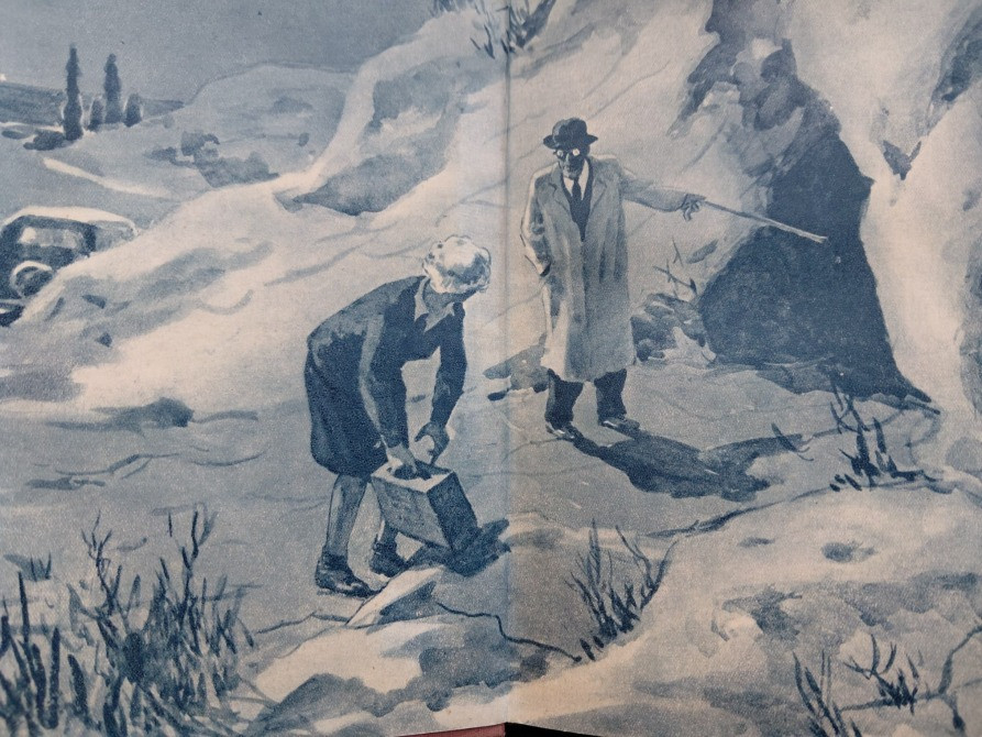 Вл. Немцов Тень под землей 1954 БПНФ приключения фантастика Запорожье - изображение 2