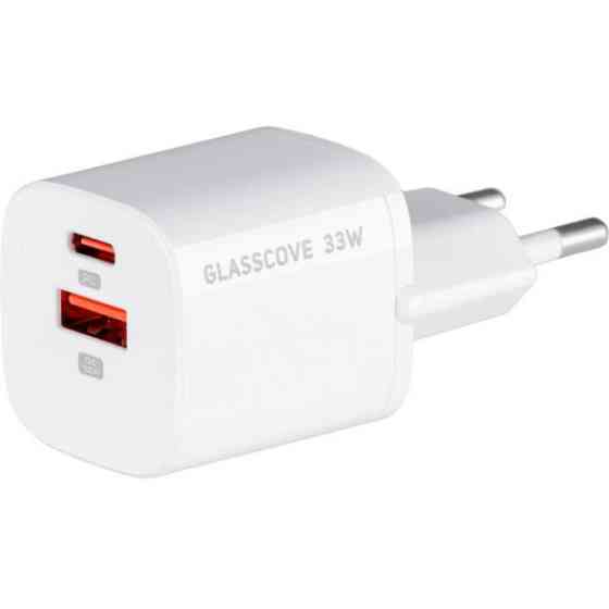 Мережевий зарядний пристрій Glasscove Wall Charger 33W USB+Type-C White Харків