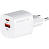Мережевий зарядний пристрій Glasscove Wall Charger 33W USB+Type-C White Харків