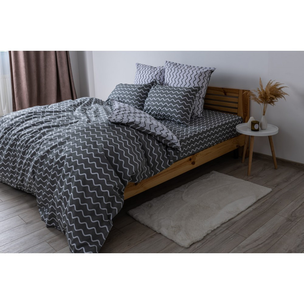 Постільна білизна сімейна ТЕП Pearl Dream-grey 2-00882-25597 150х215х2 см Киев - изображение 1