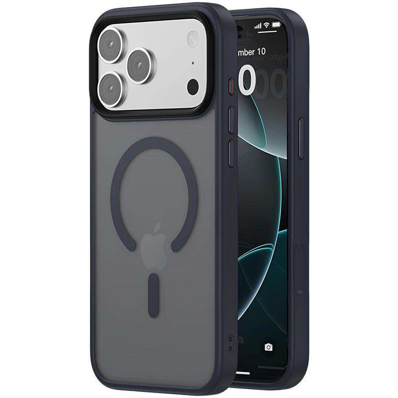 TPU+PC чехол Metal Buttons with MagSafe Colorful для Apple iPhone 17 Pro (6.3") Херсон - зображення 1