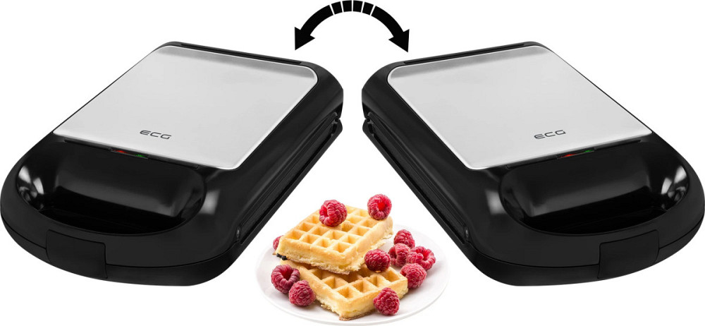 Бутербродница ECG S 4310 QUATTRE 1200 Вт черная Київ - зображення 6