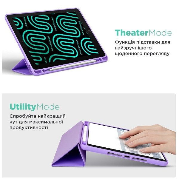 Чохол-книжка ArmorStandart Smart Fold Pen для Xiaomi Redmi Pad Pro/Pro 5G/Poco Pad LPurple(ARM81432) Харків - зображення 4
