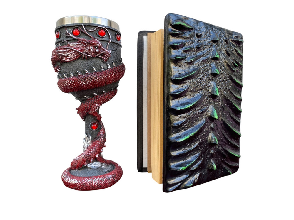 Подарочный набор Бокал 3D Танкард Red и Блокнот 3D «Око Лесного Дракона» Киев - изображение 2