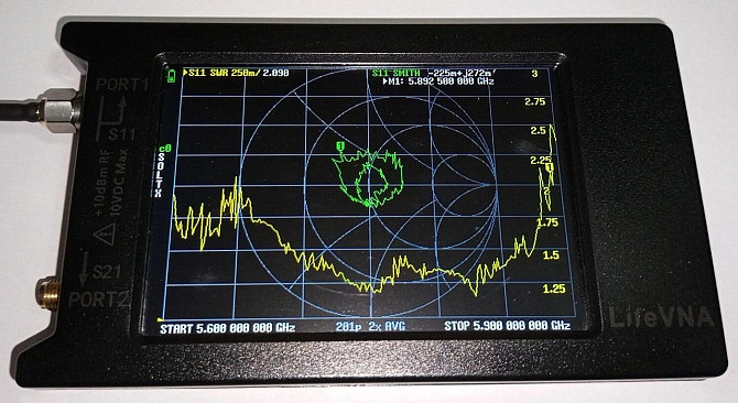 Антенна всенаправленная 2350-2550/5600-5890MHz 10dBi, до 30W, 2 в 1, SMA (гнездо) (10406-1) Дніпро - зображення 6
