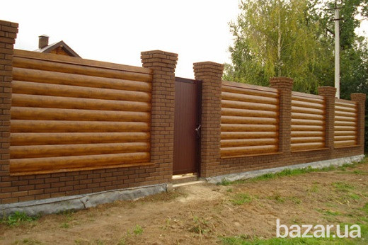 Блок хаус панель доска для забора Днепр - изображение 1