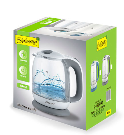 Электрочайник Maestro MR-056-Grey 1.7 л серый Київ - зображення 4