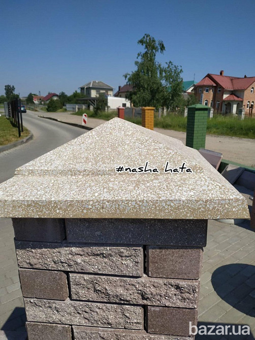 Бетонні та металеві капелюхи на паркан Черкаси - зображення 3