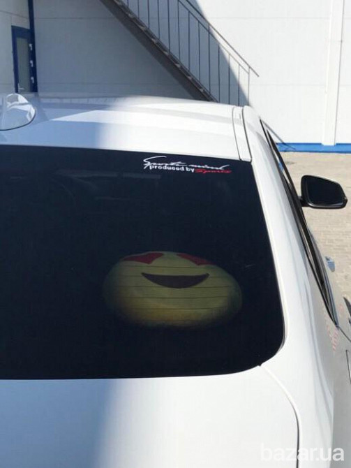 Наклейка на авто Sport mind produced by sports Белая с красным. Черная Маленькая Борисполь - изображение 8