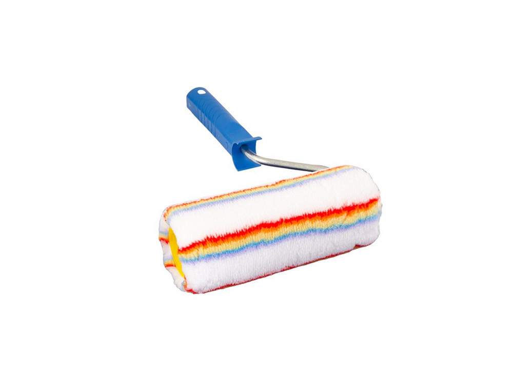 Валик малярный MASTERTOOL Tetracolor фасадный 58/180/18 мм Ø 8 мм с ручкой 92-5805-P Харьков - изображение 1