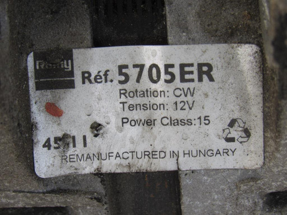 Генератор Peugeot Expert 2.0 1996-2006 Ковель - изображение 2