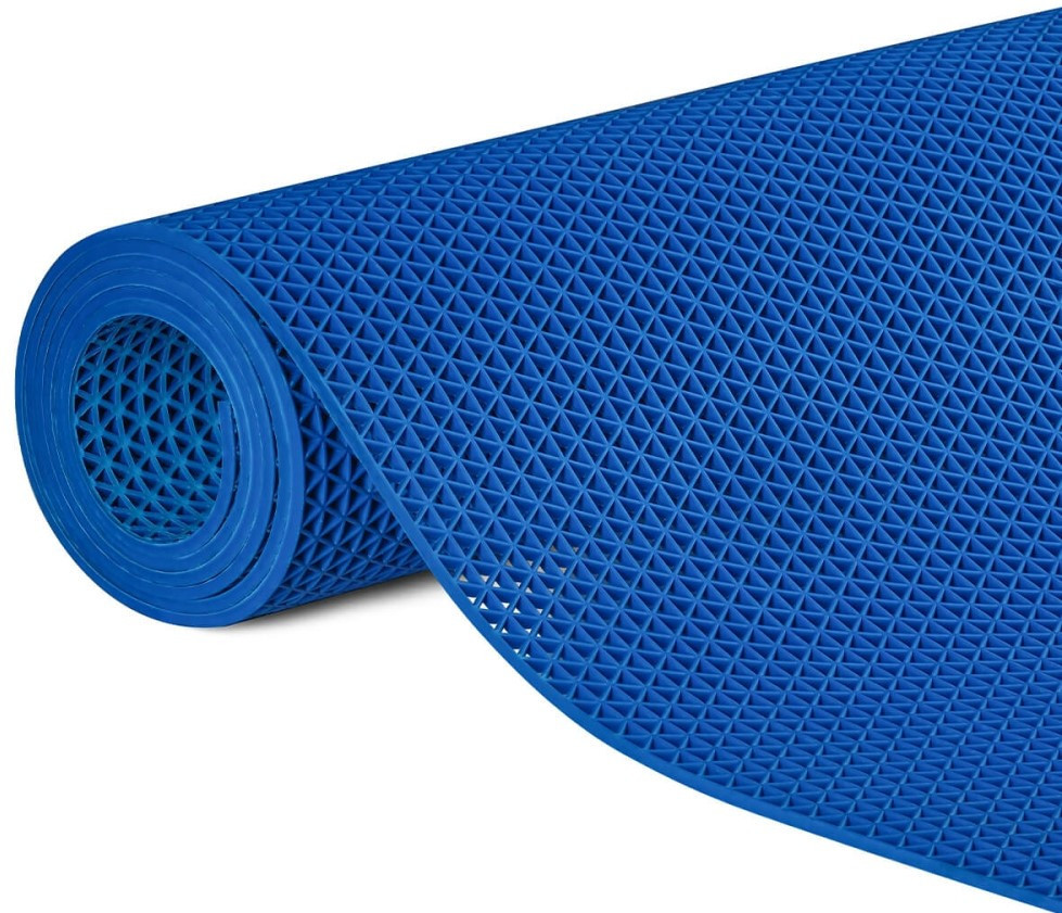 Противоскользящая дорожка для бассейна "Волна Premium" синего цвета 1,2 х 15 м Київ - зображення 2