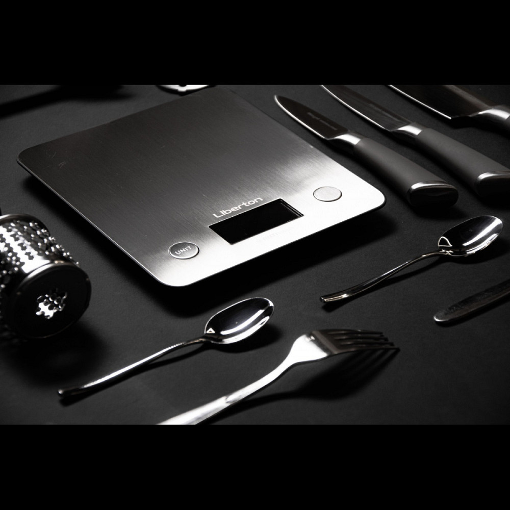 Весы кухонные Liberton Smart LKS-0713 5 кг серебристые Киев - изображение 8