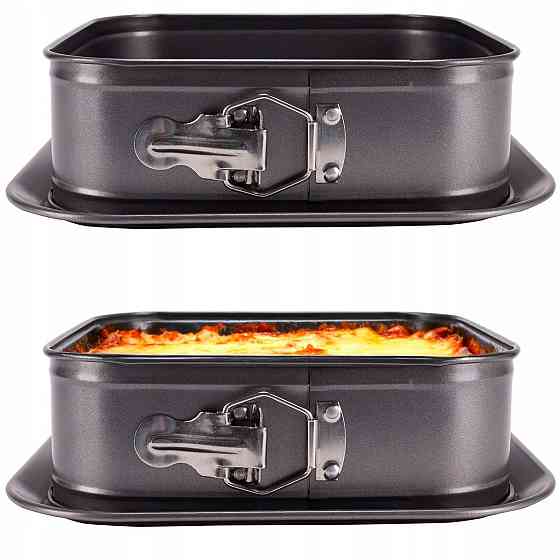 Форма для запекания Kamille 28*28*8см из углеродистой стали квадратная кМ6043 Одеса