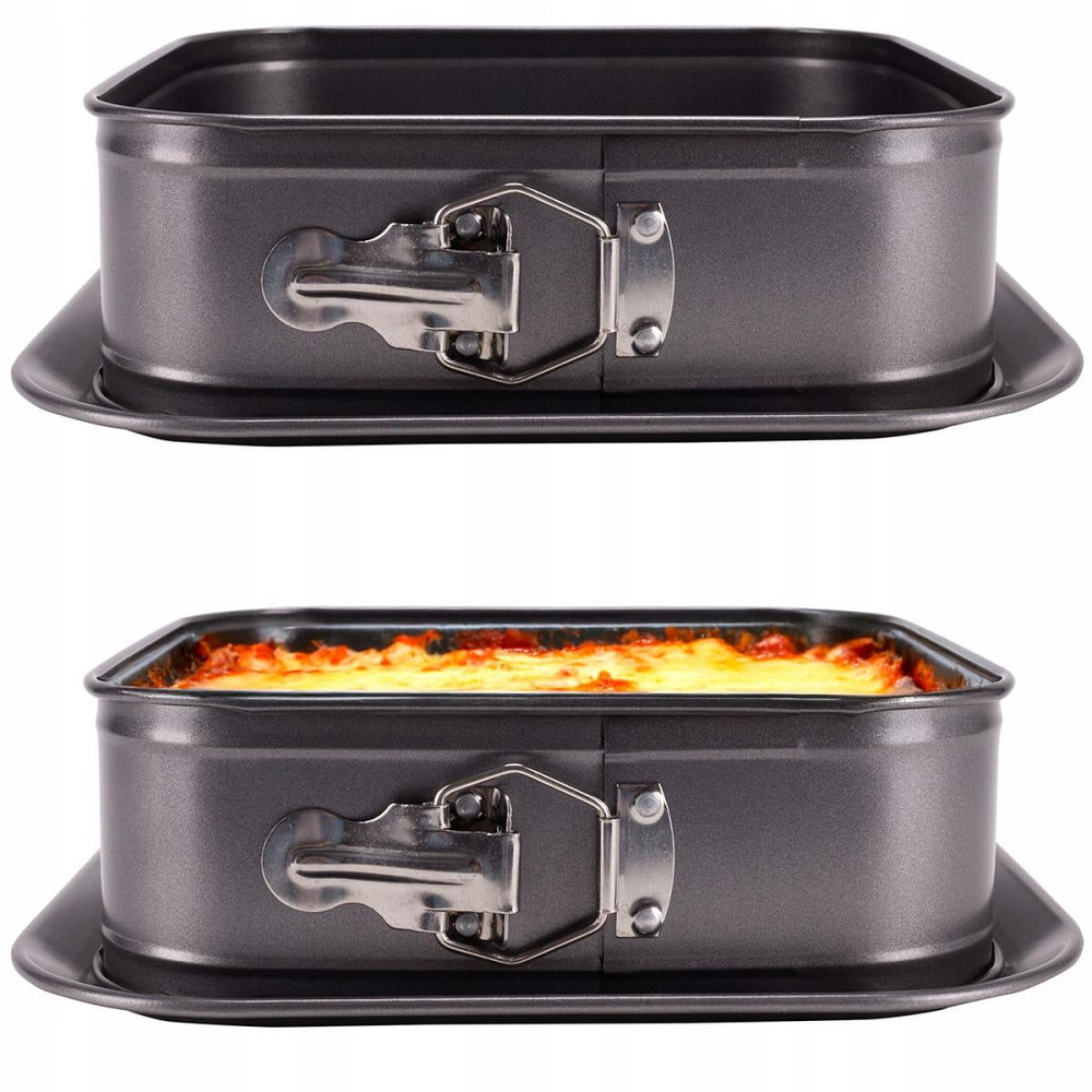 Форма для запекания Kamille 28*28*8см из углеродистой стали квадратная кМ6043 Одесса - изображение 3