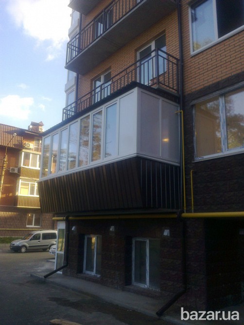 Пластиковые балконы и лоджии под ключ из профилей Рехау Rehau Київ - зображення 2