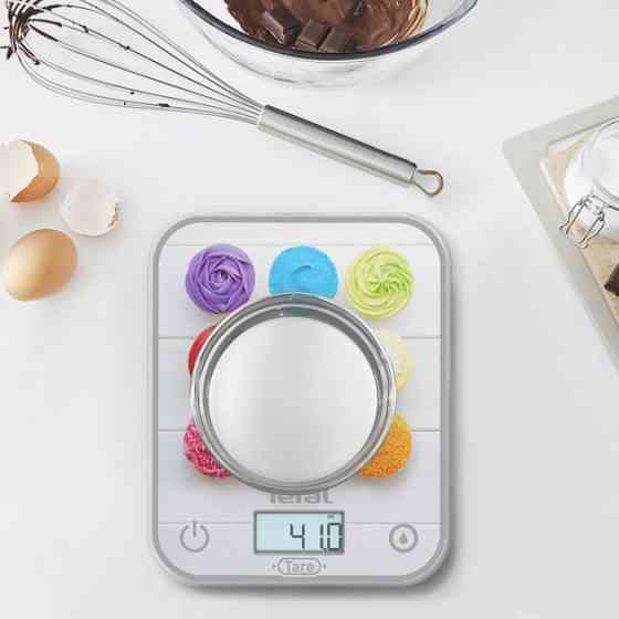 Весы кухонные Tefal Optiss Cake Pops BC50D4V0 5 кг серебристые Киев