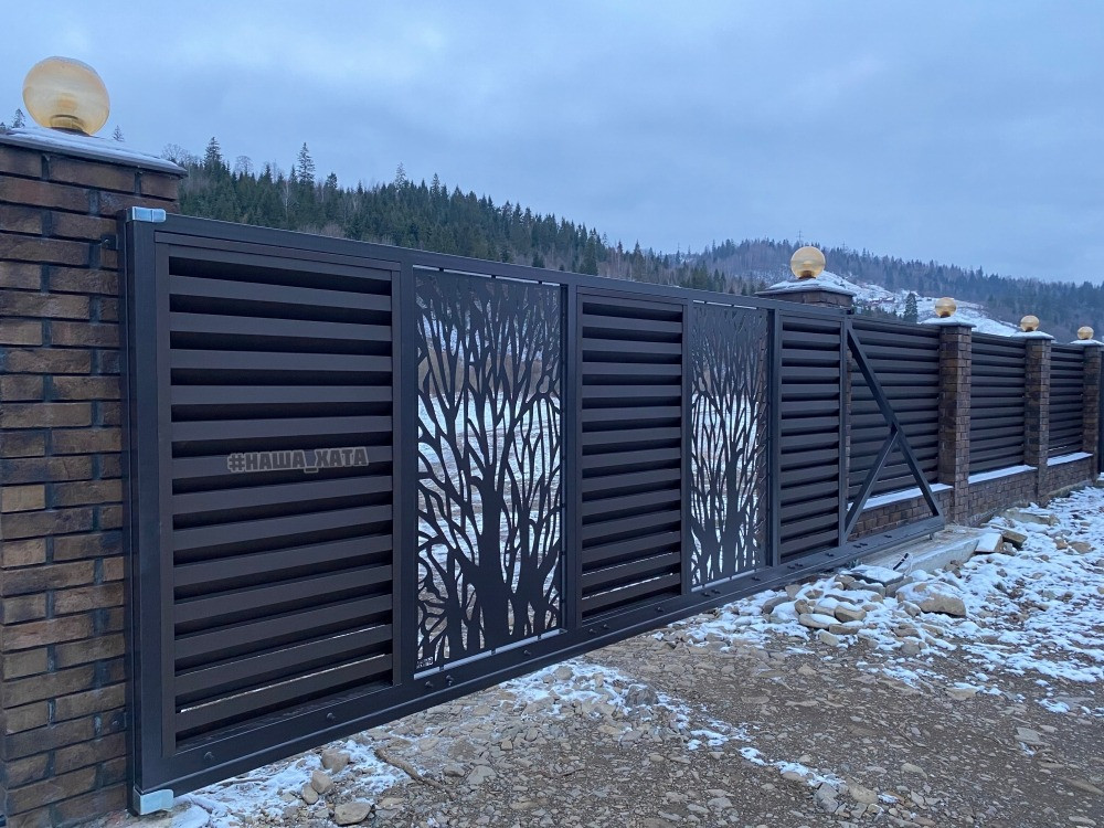 Відкатні ворота у Долині Наша Хата Хуст - зображення 10