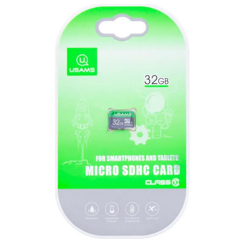 Карта памяти Usams US-ZB094 (TF High Speed Card) microSDHC Class 10 - 32GB (без адаптера) Херсон - зображення 1