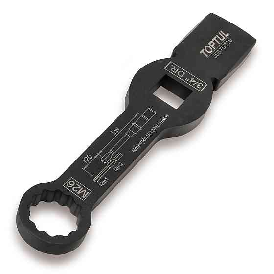 Ключ ударный 3/4" M26 для тормозного суппорта DAF XF, XF95, XF105, XF106  TOPTUL JEBT0226 Харків