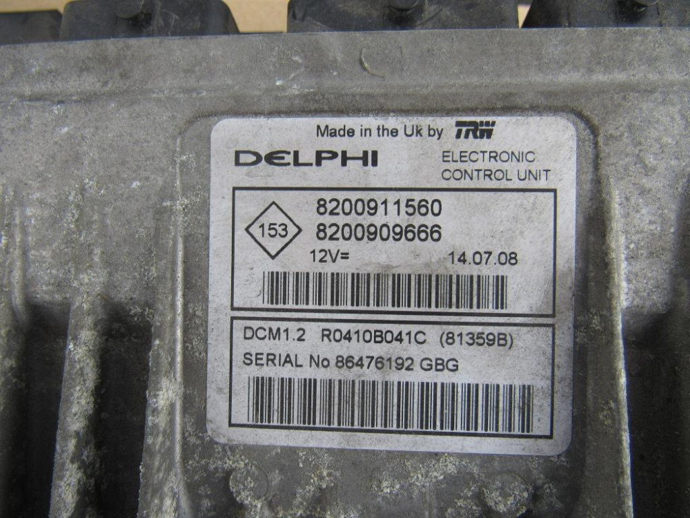 Блок управления двигателем Renault Kangoo 1.5 dci 2008-2015 Ковель - зображення 4
