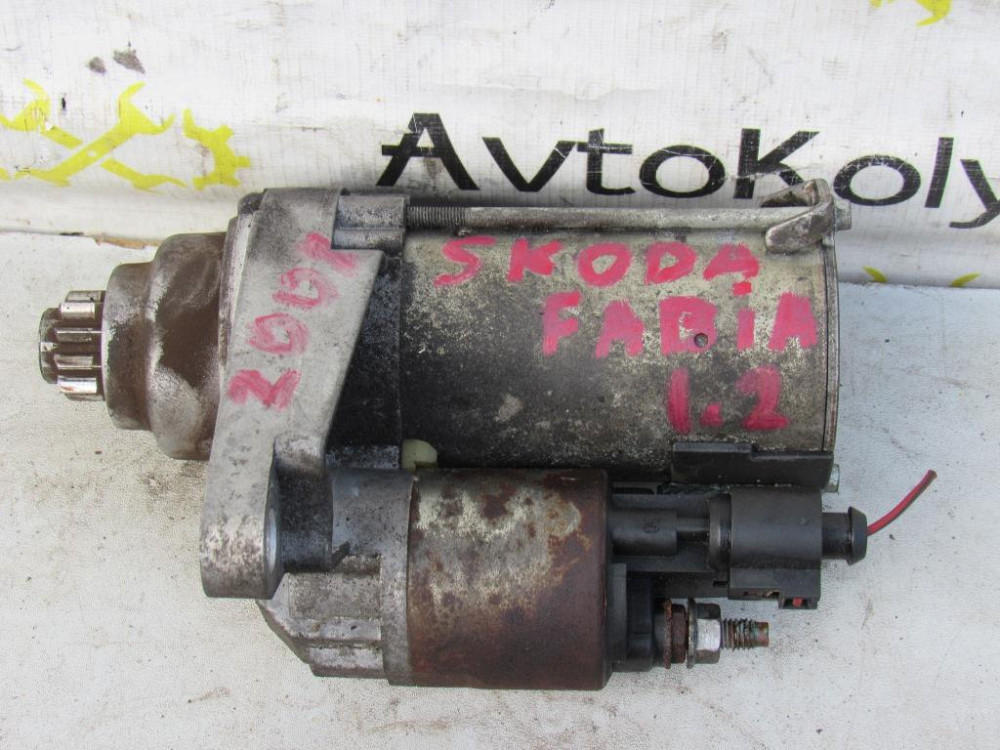 Стартер Skoda Fabia 1.2 бензин 2007-2014 (02T911023S) Ковель - зображення 2