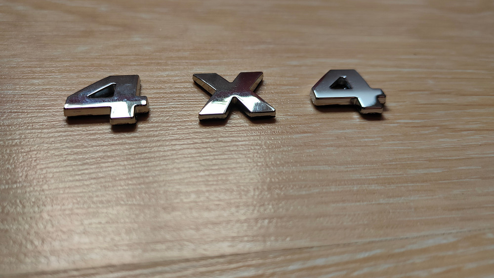 Металлические цифры 4х4 на кузов авто не ржавеют Борисполь - изображение 2