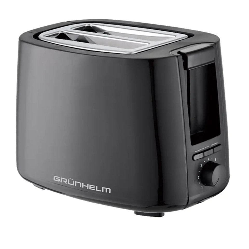 Тостер Grunhelm GTR019B 750 Вт черный Київ - зображення 1