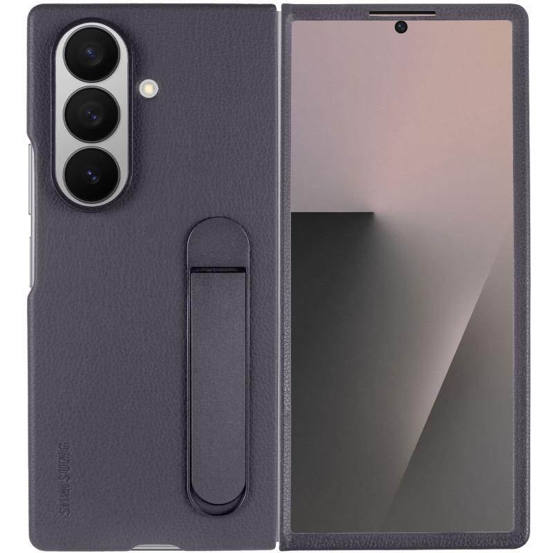 Уценка Кожаный чехол Leather Case (AAA) with stand для Samsung Galaxy Z Fold7 Херсон - изображение 2