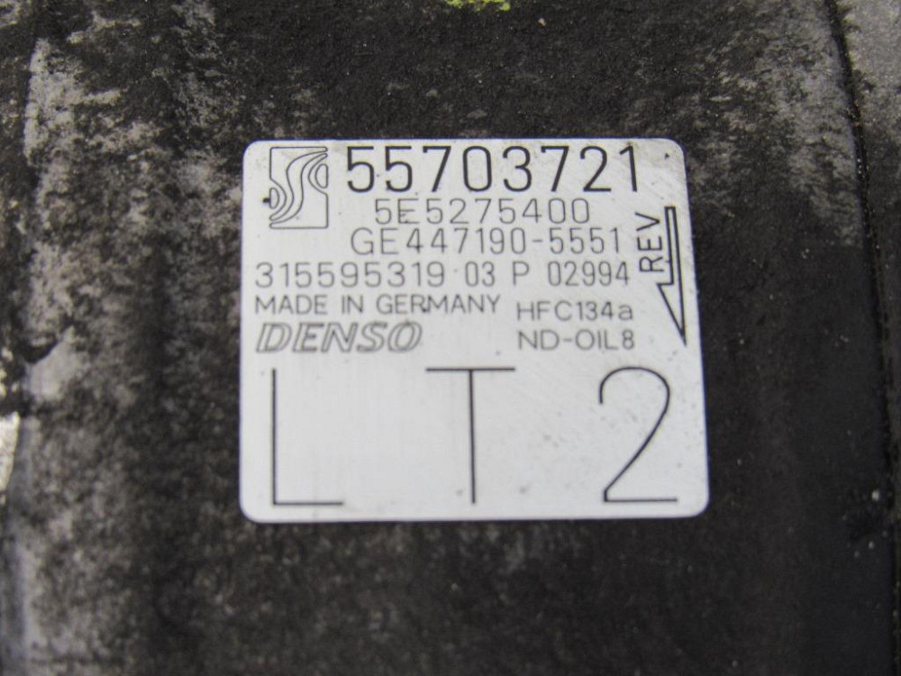 Компрессор кондиционера Opel Corsa 1.3 cdti 2006-2014 (55703721) Ковель - зображення 3