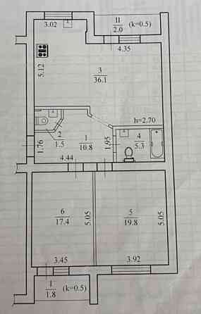 Продам. 2-к.кв. 10/10, ж/м Перемога-4, вул.Мандриківська 338 Дніпро