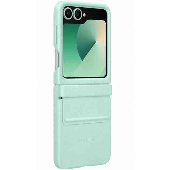 Уценка Кожаный чехол Leather Case (AAA) для Samsung Galaxy Z Flip6 Херсон