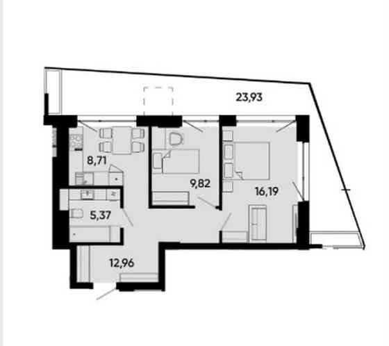 Продаж 2 кімнатна ЖК Lennona Resident, 13 этаж Львов