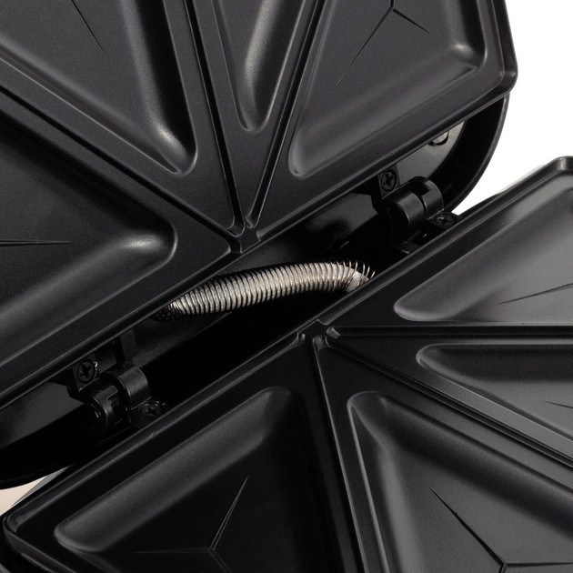 Бутербродница Kamille КМ-6716 800 Вт черная Київ - зображення 4